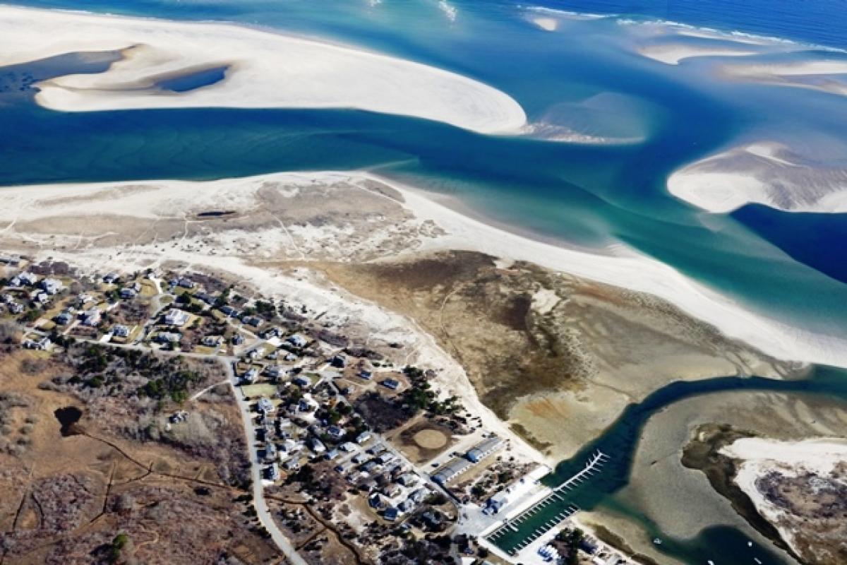 Outermost Harbor and Fools Cut and Chatham Bar