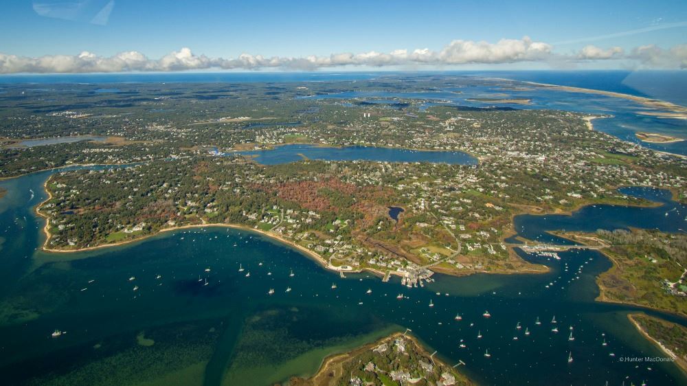 Aerial photograph of the Town of Chatham by Hunter MacDonald 10.19.23